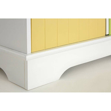Isla Kids White 4 Coloured Boxes Storage Unit