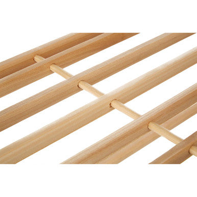 Parker Natural And Cedar Wood 2 Tier Shoe Rack