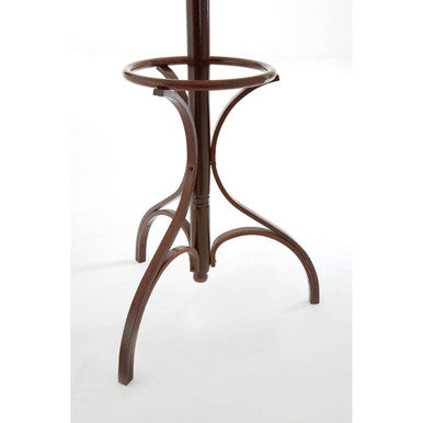 Kennedy Walnut Finish Solid Birchwood Coat Stand
