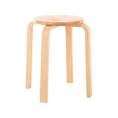 Tropical Hevea Wood Stacking Stool