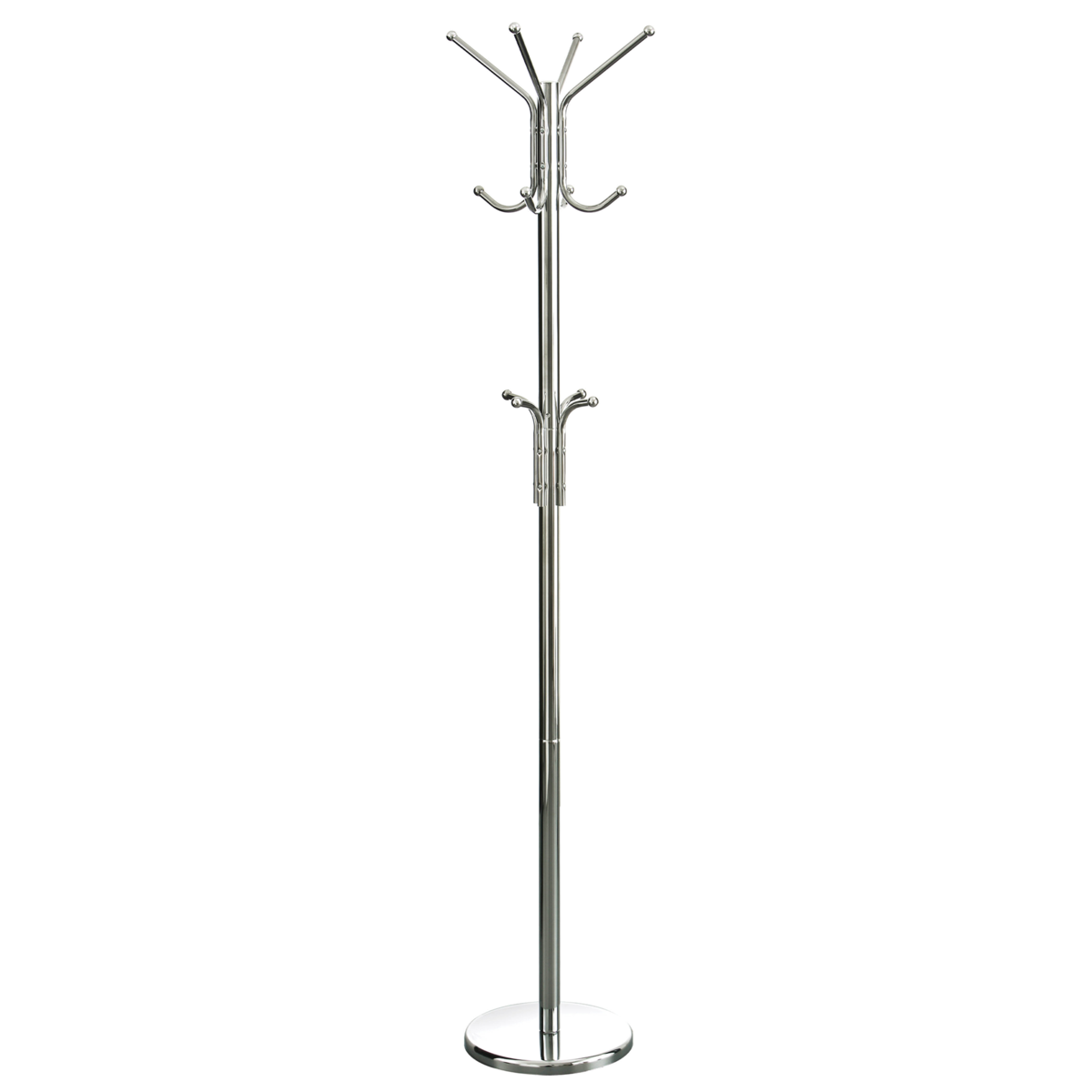 Drew Floor Standing Chrome Coat Stand
