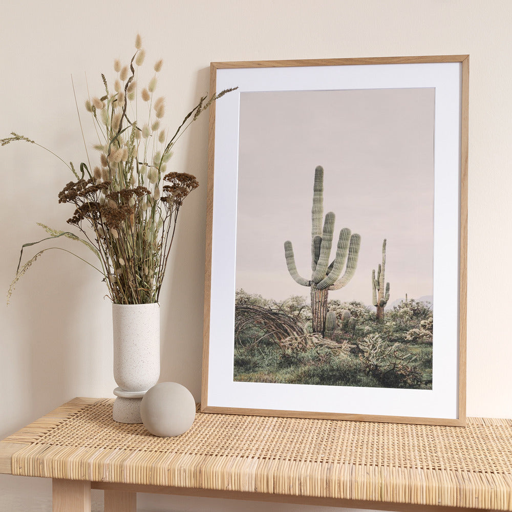 Pink Saguaro Print