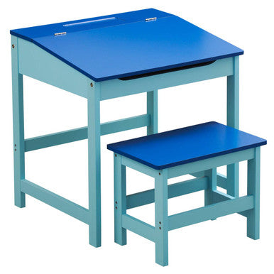Jordan Children's Blue Desk And Stool