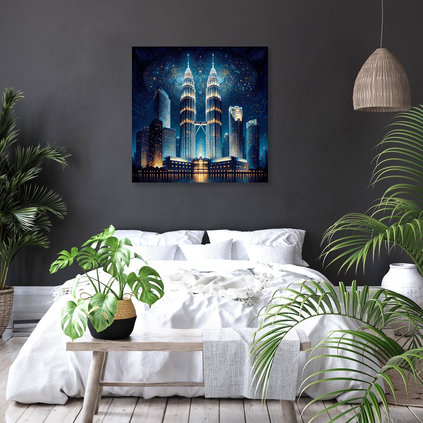 Luminous Geometry Canvas
