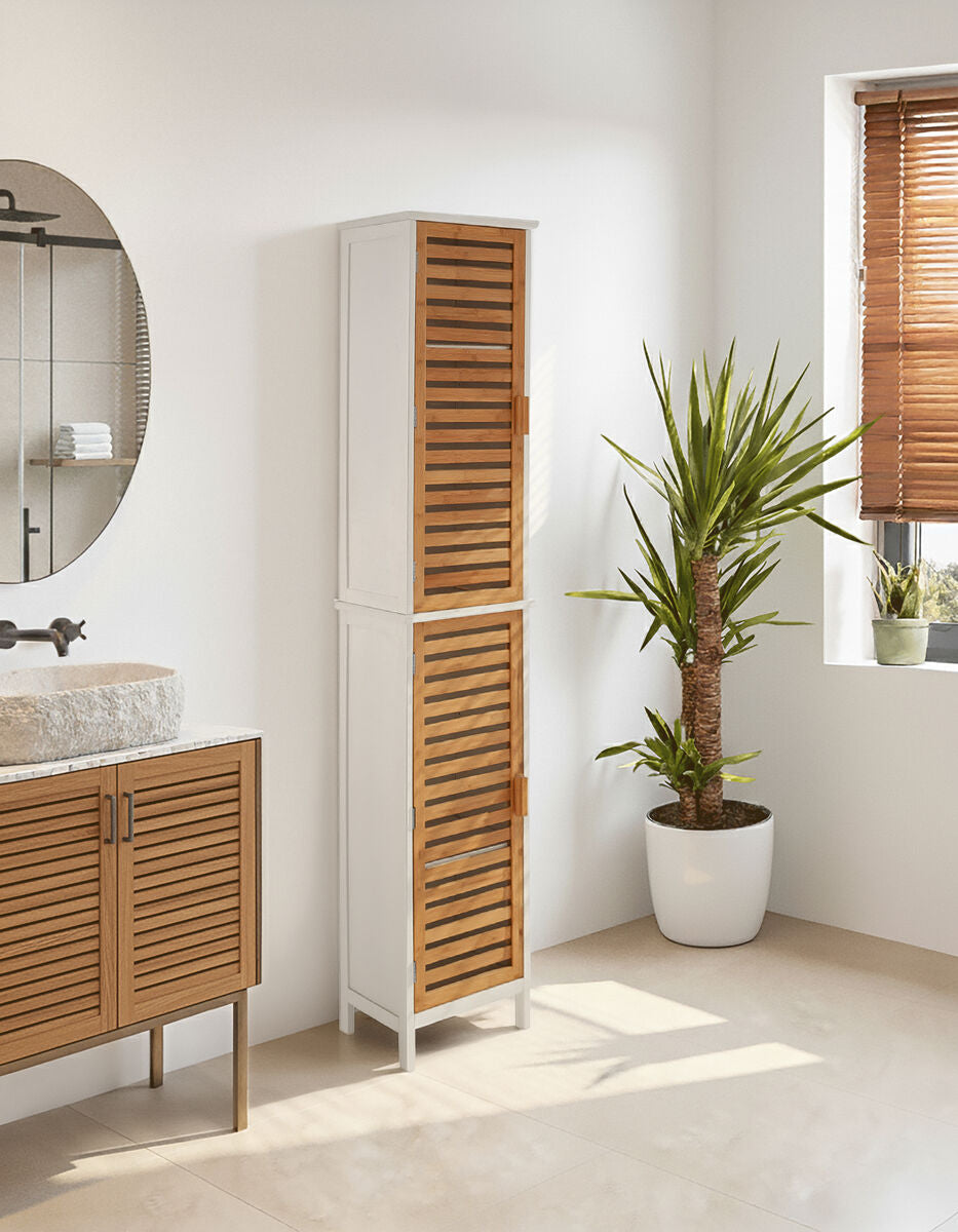 Verdon 2 Single 4 Inner Shelves Standing Cabinet