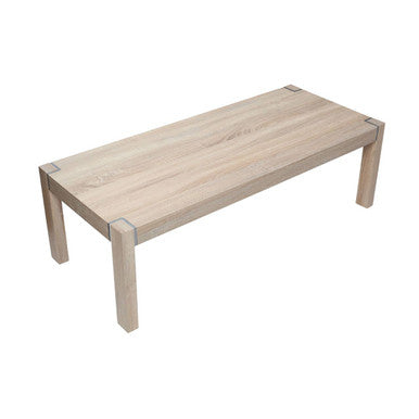 Natural Oak Veneer Set of 2 Side Tables with Ample Surface Space, Loki