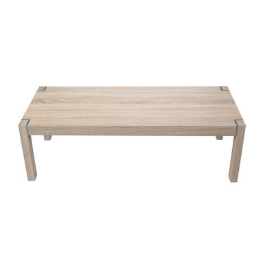 Natural Oak Veneer Set of 2 Side Tables with Ample Surface Space, Loki