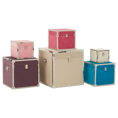 Carla Multicoloured Square Trunks Set of 6
