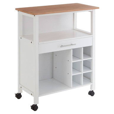Harlow White and Bamboo Top 1 Drawer Kit