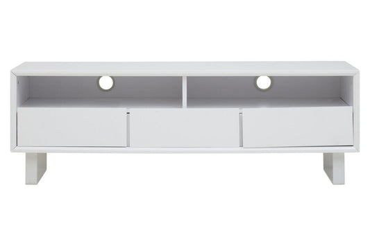 Moritz White High Gloss Media Cabinet