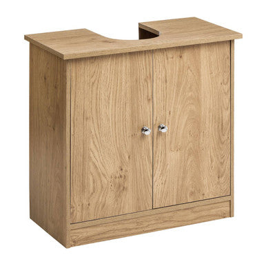 Portland Oak Veneer Under Sink Cabinet