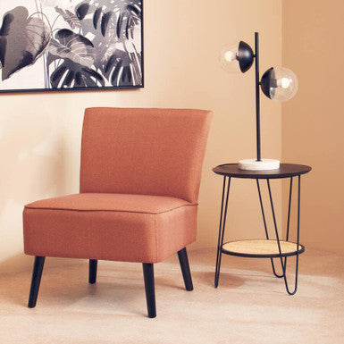 Stockholm Terracotta Fabric Chair