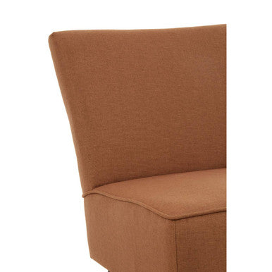 Terracotta Fabric Chair | Stockholm