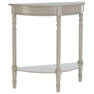 Heritage Grey Putty Pine Wood Console Table
