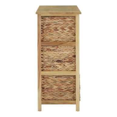 Padstow 6 Basket Drawers Natural Water Storage Unit