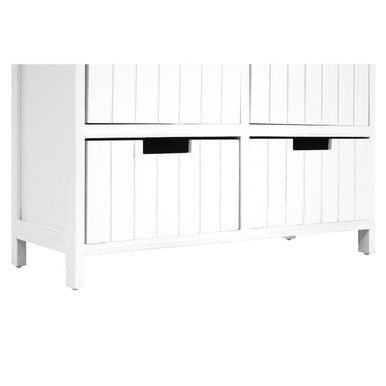 White Mdf 6 Drawers Chest | New England