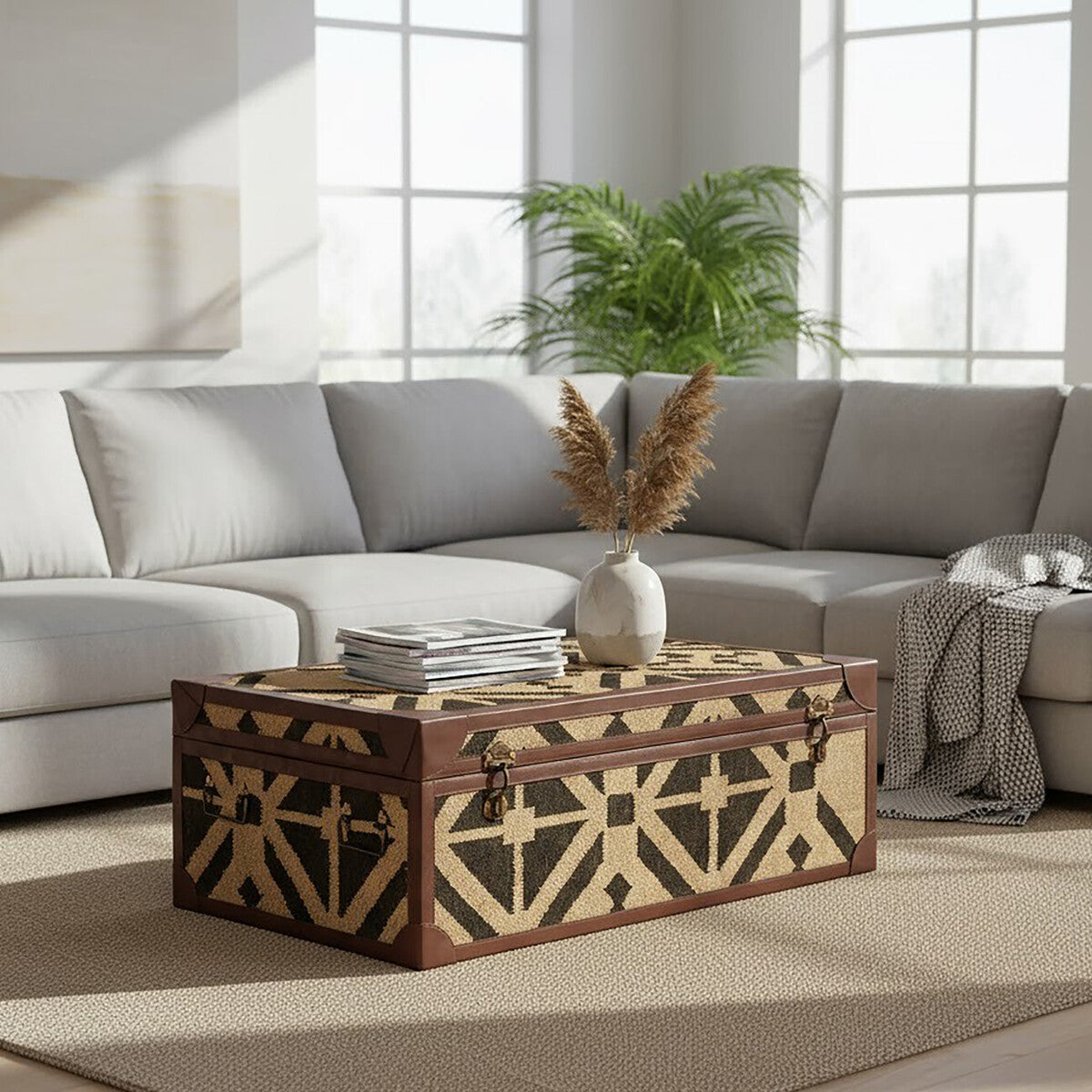 Aztec Coffee Table Trunk