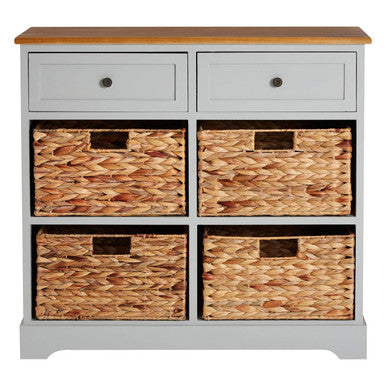 Vermont Two Drawers Four Baskets Cabinet.