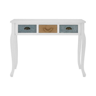 White Console Table with 3 Drawers | Weymouth