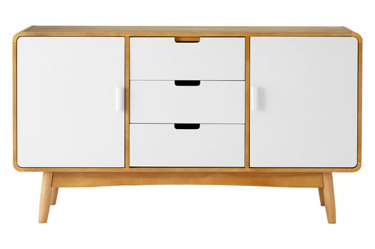 Malmo Sideboard | 3 Drawers and 2 Doors | Solid Oak Wood