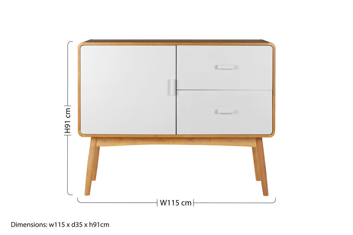 Malmo 1 Door And 2 Drawers Sideboard