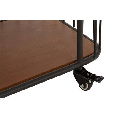 New Foundry Wood and Metal 6 Tier Shelf Unit