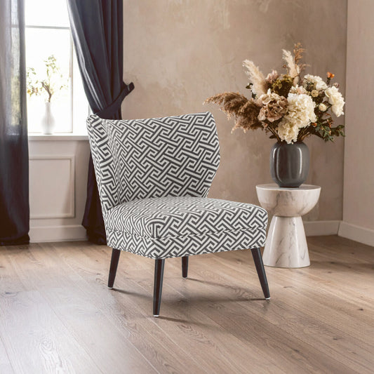 Regents Park Greek Key design lounge chair