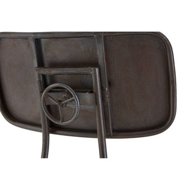 New Foundry Fir Wood And Metal Bar Chair