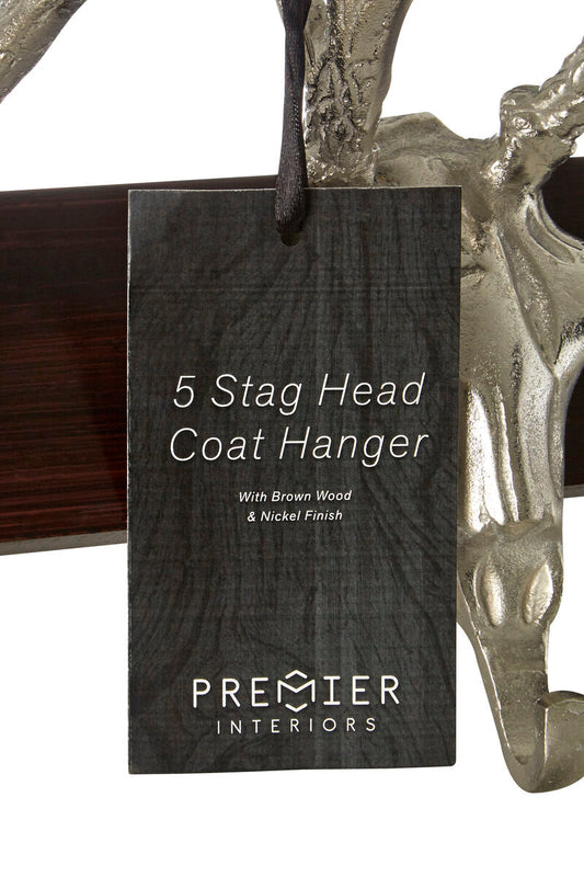 5 Stag Head Hanger