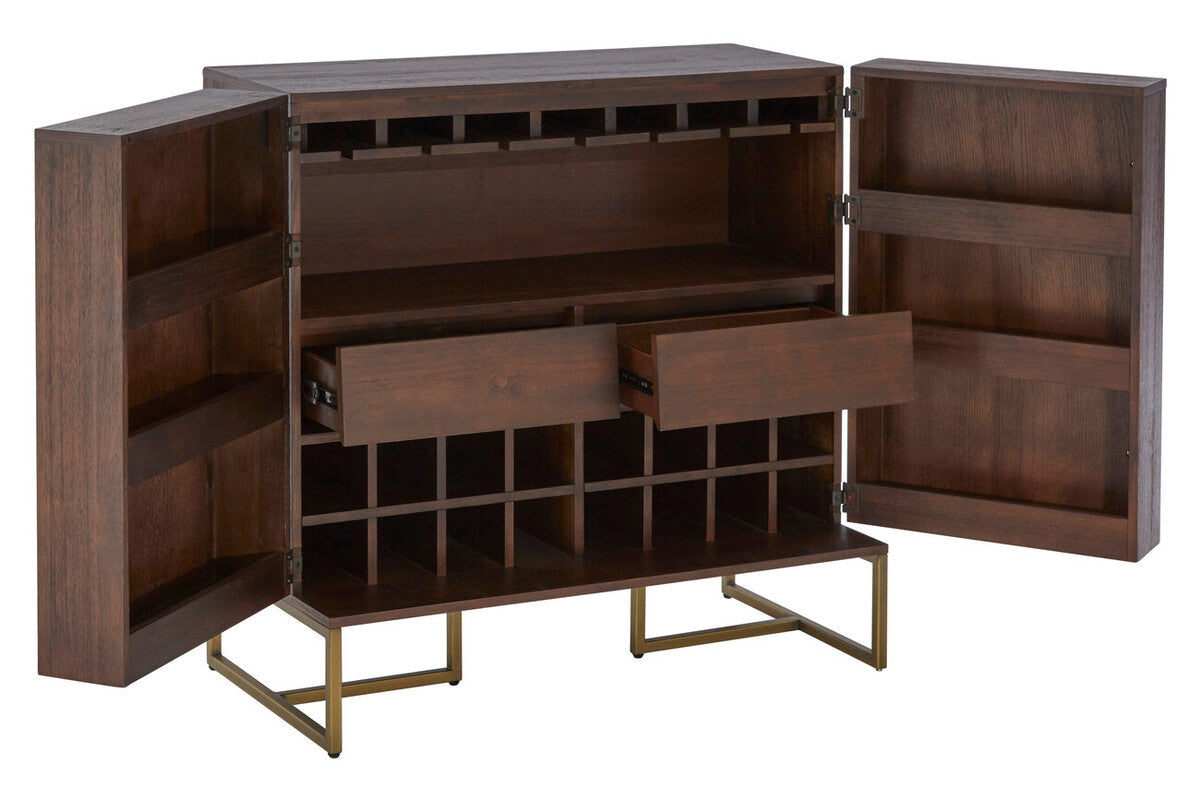 Brando Brown Drinks Cabinet