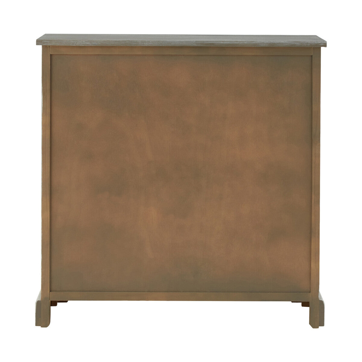 Heritage Natural Wood Washed Finish Lattice Door Cabinet