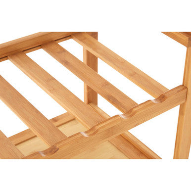 Harlow Bamboo One Drawer Kitchen Trolley