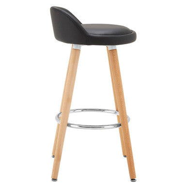 Normann Black Bar Stool