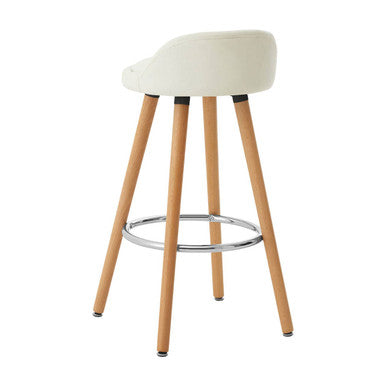 Normann White Bar Stool