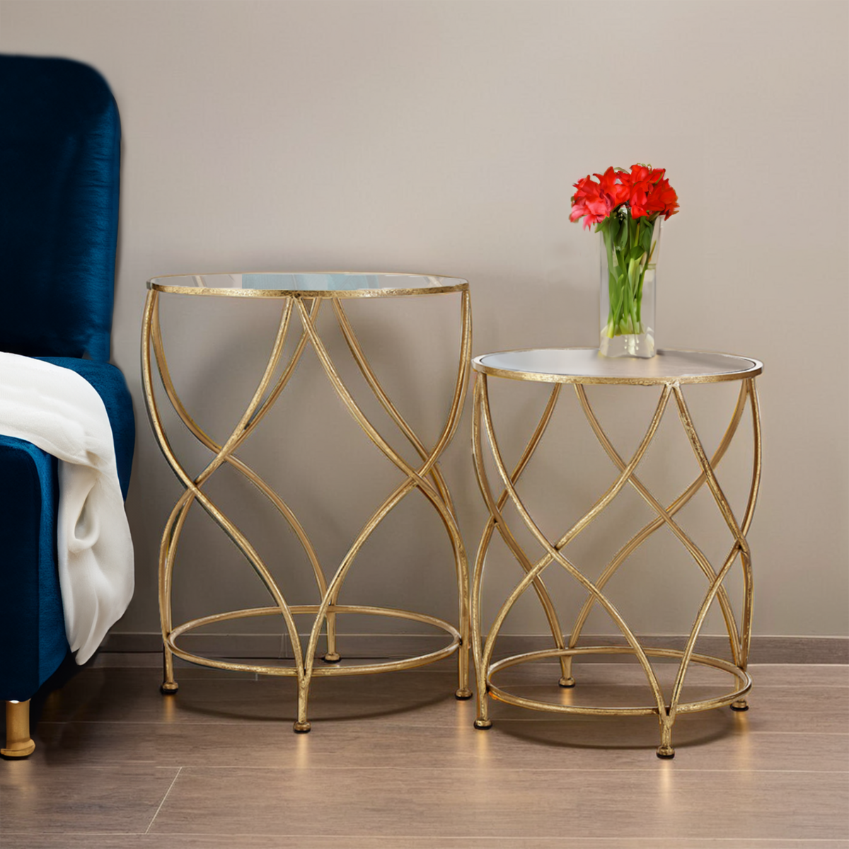 Mpl Table Marcia Mirrored Top Side Tables – The Foalyard