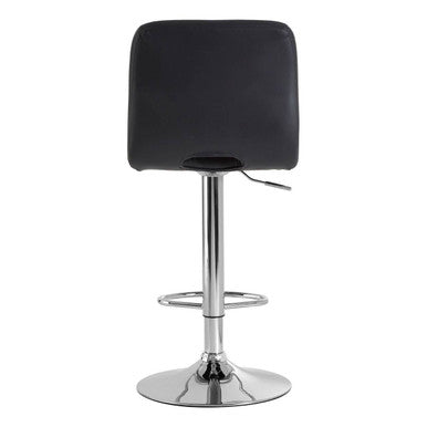 Grey Faux Leather Bar Chair | Tara