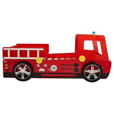Kids Red Fire Engine Bed