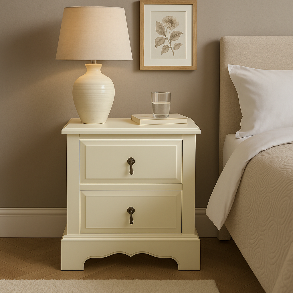 Florence Ivory Chest of 2 Drawers