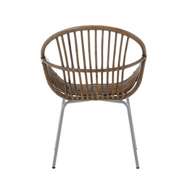 Lagom Grey Wash Natural Rattan Chair