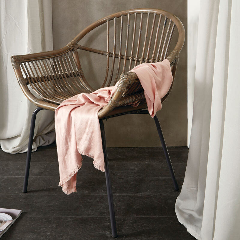 Lagom Grey Wash Natural Rattan Chair