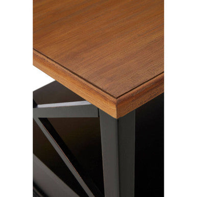 Black Rectangular Storage Coffee Table with Drawers | Virginia