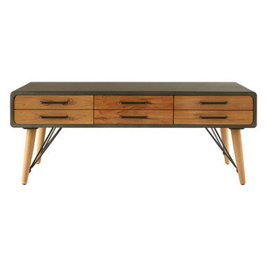 Trinity Coffee Table With Six Drawers