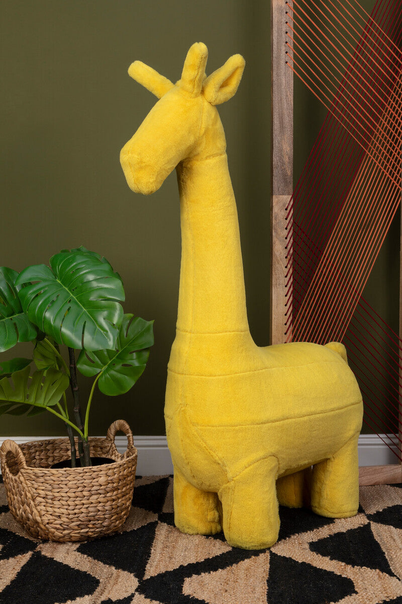 Kids Yellow Giraffe Animal Stool | Jungle Safari