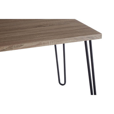Borough Veneer Top And Metal Legs Dining Table