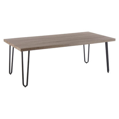 Borough Veneer Top and Metal Legs Coffee Table