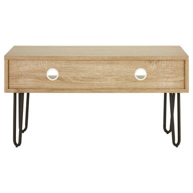 Borough Media Unit With Hairpin Metal Legs