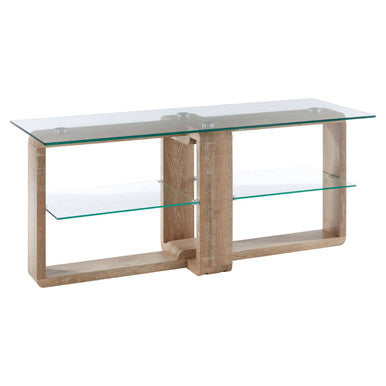 Barton 2 Tier Glass Media Unit