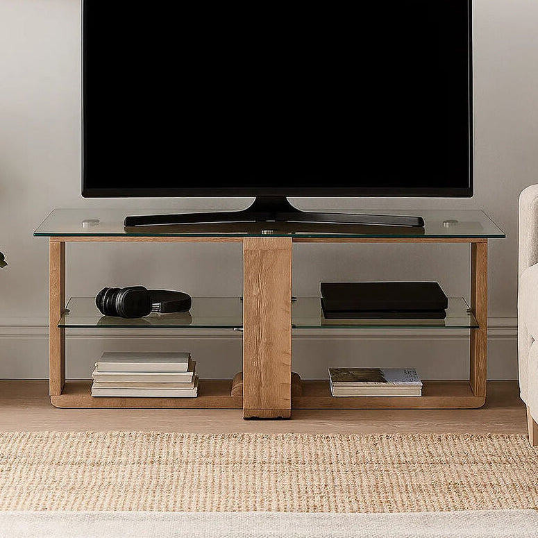 Barton 2 Tier Glass Media Unit