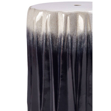 Complements Azul Blue and White Table And Stool