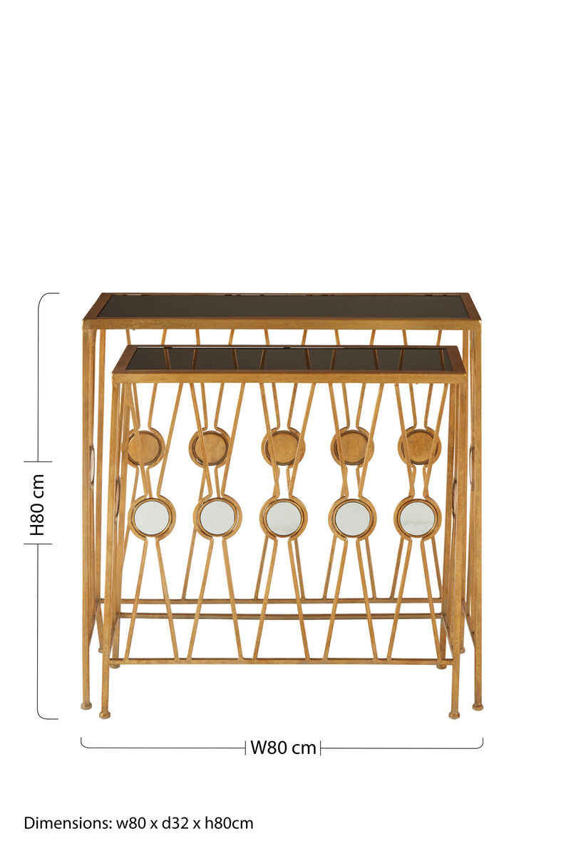 Faiza Set Of 2 Rectangular Console Tables